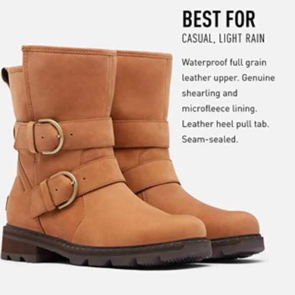 🆕❄️SOREL WATERPROOF MOTO BOOTS - Picture 11 of 15